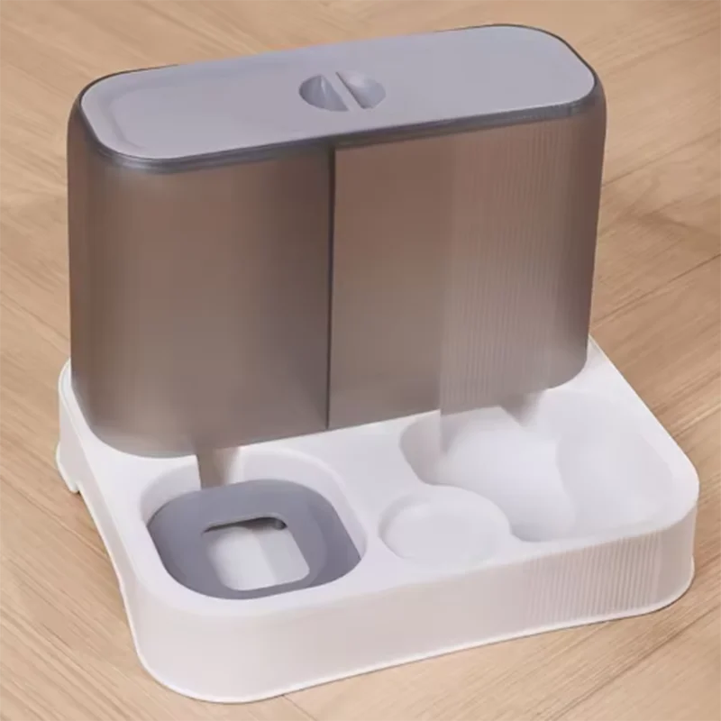 Alimentador de agua potable para perros calientes, agua integrada de gran capacidad para gatos y perros, agua corriente, alimentador de agua potable para mascotas