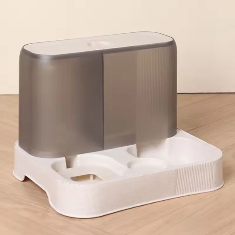 Alimentador de agua potable para perros calientes, agua integrada de gran capacidad para gatos y perros, agua corriente, alimentador de agua potable para mascotas