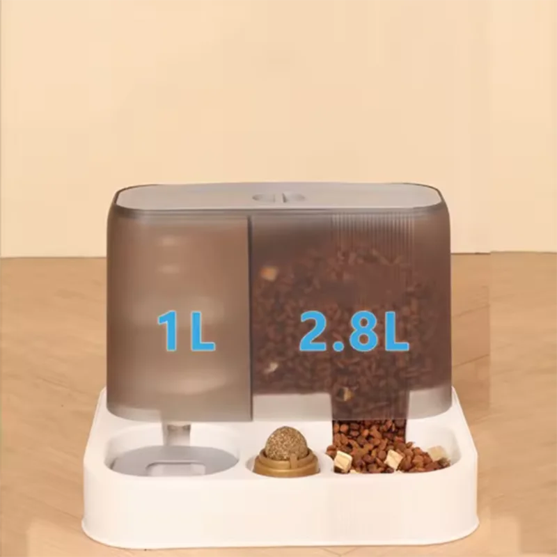 Alimentador de agua potable para perros calientes, agua integrada de gran capacidad para gatos y perros, agua corriente, alimentador de agua potable para mascotas