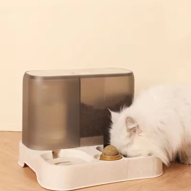 Alimentador de agua potable para perros calientes, agua integrada de gran capacidad para gatos y perros, agua corriente, alimentador de agua potable para mascotas
